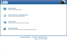 Tablet Screenshot of portal.lids.com